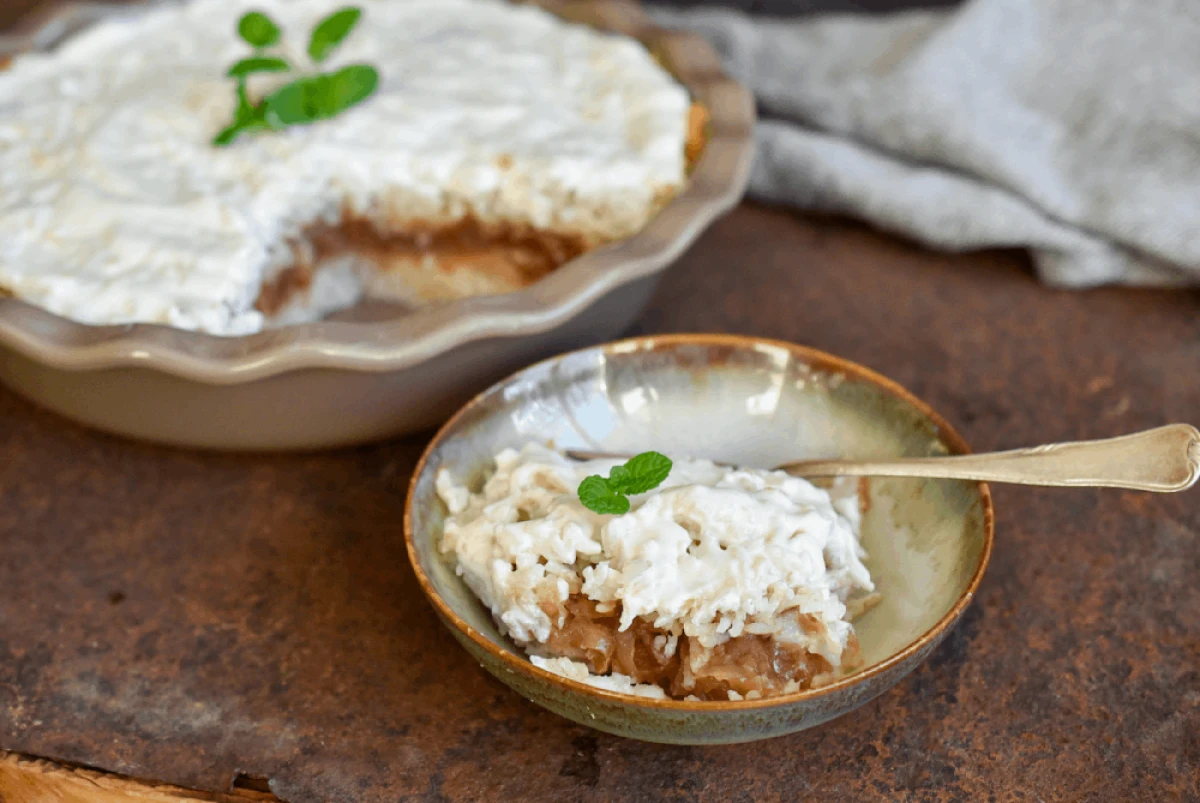 ryż zapiekany z jabłkiem i cynamonem